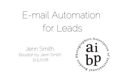 Jenn Smith: AIBP email automation for leads