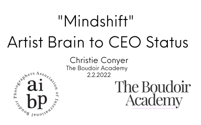 The Boudoir Academy: “Mindshift”  Artist Brain to CEO Status